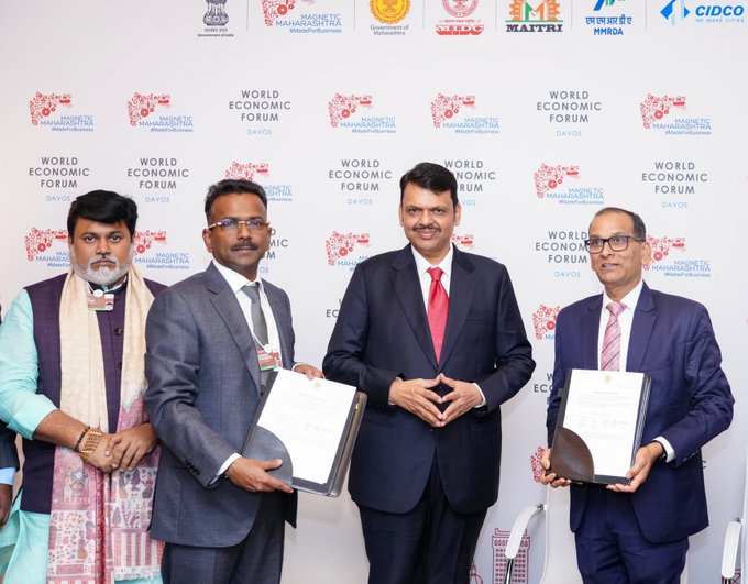 Maharashtra Govt secures record-breaking Rs 14.5 lakh cr in investment MoUs at WEF 2026