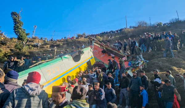 Himachal Pradesh: 12 killed, 33 injured as private bus plunges into gorge in Sirmaur