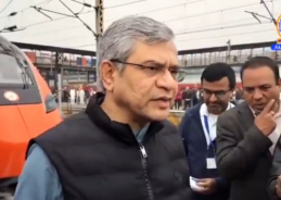 Union Minister Ashwini Vaishnaw inspects nation’s first Vande Bharat sleeper train