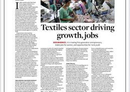 PM Modi highlights rise of India’s textile sector & shares article written by Union Minister Giriraj Singh