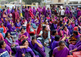ASHA workers stage protest in Kolkata seeking Rs 15,000 monthly honorarium