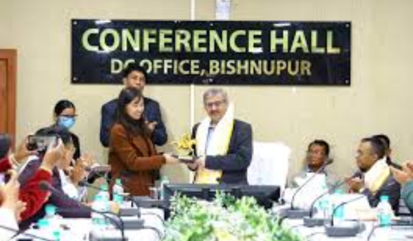 Secretary Vineet Joshi chairs review meeting on higher education in Manipur’s Bishnupur district