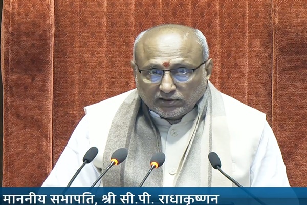 Vice President C.P. Radhakrishnan Calls for Robust Oversight, Decorum in Rajya Sabha