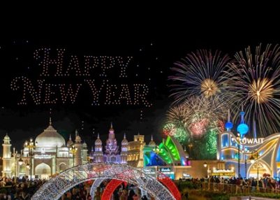 Global Village ushers in 2026 with seven fireworks displays & drone shows