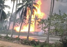 Andhra Pradesh: CM Chandrababu Naidu reviews situation after gas leak at ONGC Mori-5 well in Irusumanda village