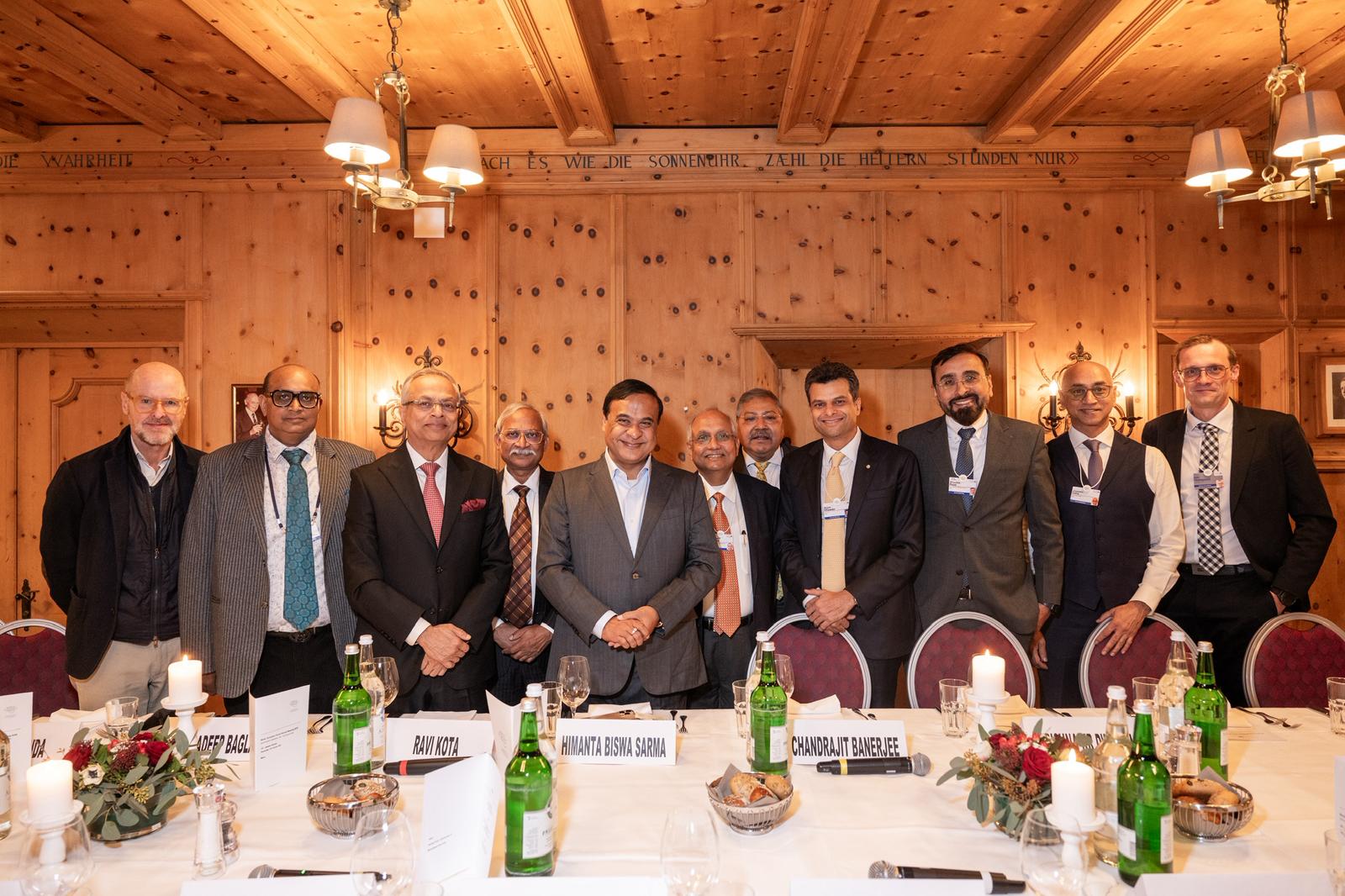 বিশ্ব অর্থনৈতিক মঞ্চৰ অধিৱেশনৰ আজি স্বাস্থ্য আৰু স্বাস্থ্য সেৱা সম্পর্কীয় গুৰুত্বপূর্ণ বৈঠকত মুখ্যমন্ত্ৰীৰ অংশগ্ৰহণ