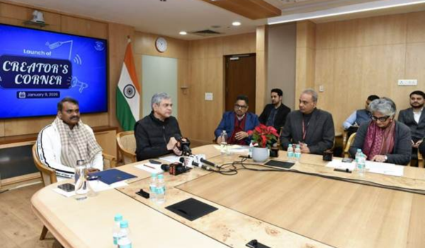 Union Minister Vaishnaw launches Creator’s Corner on DD News to empower content creators