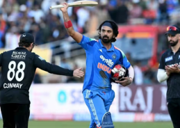 Men’s Cricket: Hosts India set a target of 285 runs against New Zealand in second ODI in Rajkot