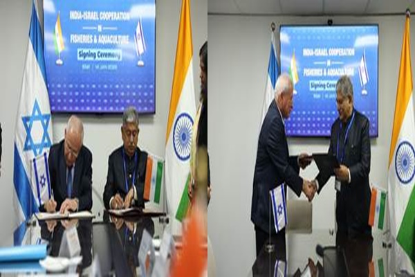 India, Israel Sign Joint Declaration to Boost Cooperation in Fisheries and Aquaculture