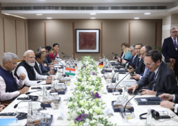 PM Modi holds delegation-level talks with German Chancellor Friedrich Merz in Gandhinagar