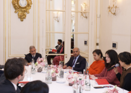 EAM Jaishankar interacts with participants of French-Indian Young Talents Program in Paris