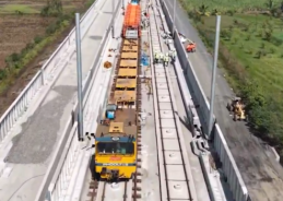 Mumbai-Ahmedabad Bullet Train sees progress with installation of overhead electrification masts