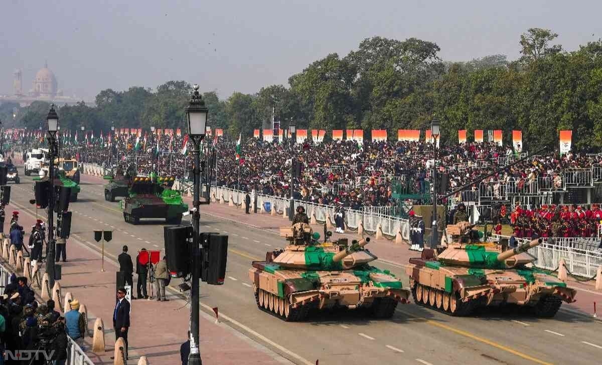Kartavya Path hosts full dress rehearsal of Republic Day parade at Kartavya Path