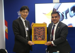 Gujarat Deputy CM Harsh Sanghavi holds investment talks at WEF Davos