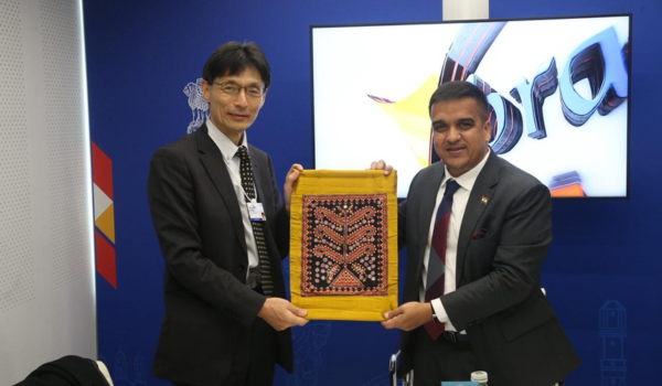 Gujarat Deputy CM Harsh Sanghavi holds investment talks at WEF Davos