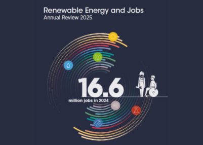 Global Renewable Energy Jobs show slowest growth despite record installations, says IRENA-ILO report