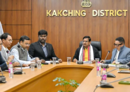 Union Minister Tokhan Sahu inspects different projects in Manipur’s Kakching district