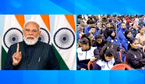PM Modi draws parallels between Volleyball and India’s growth story, highlighting teamwork & balance as common threads