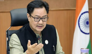 देश की महिलाओं से किए गए वायदे, टालने की राजनीति नहीं बन सकते: केन्द्रीय मंत्री किरेन रिजिजू