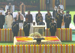 Nation remembers Mahatma Gandhi on his death anniversary; President, Vice President and PM pay tribute