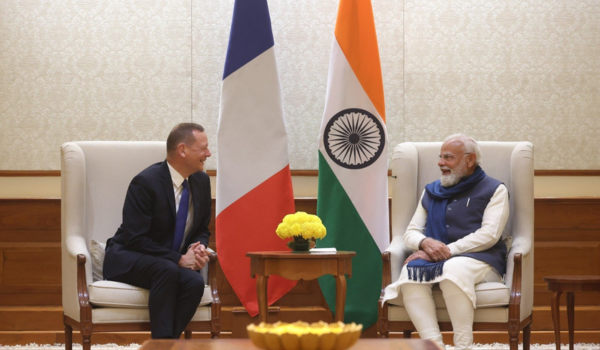 PM Modi meets Diplomatic Advisor to French President ,Emmanuel Bonne 