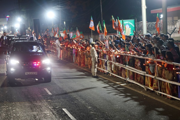 Assam: PM Modi Holds Roadshow in Guwahati