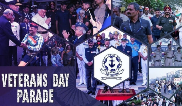 Mumbai hosts fifth Tri-Services Veterans Day parade at Marine Drive
