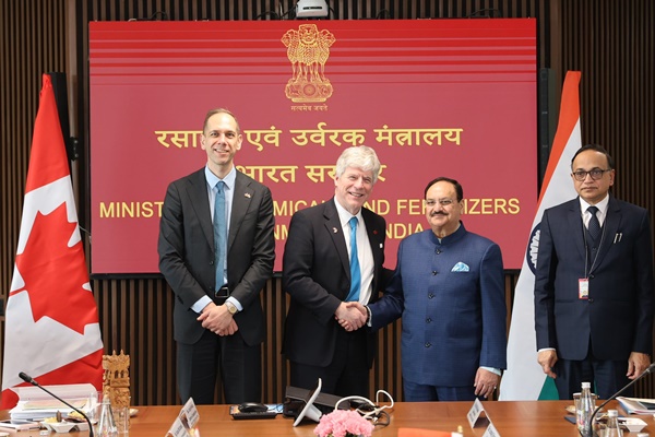 JP Nadda Meets Canadian Natural Resources Minister to Discuss Potash Supply