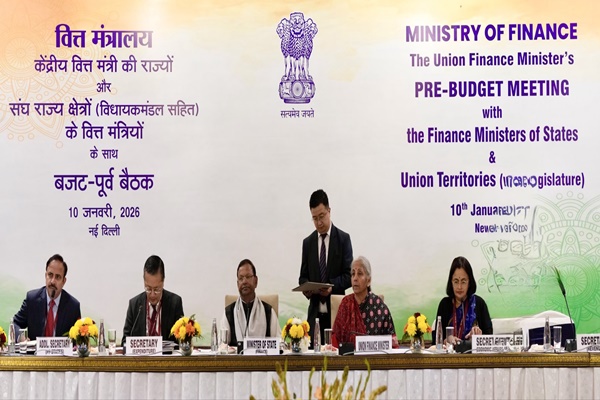 FM Nirmala Sitharaman Chairs Pre-Budget Meeting with states, UTs in New Delhi