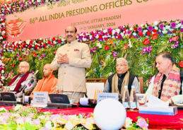 Speaker Om Birla addresses 86th All India Presiding Officers’ Conference at Lucknow
