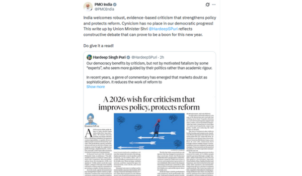 PM Modi says country welcomes robust, evidence-based criticism that strengthens policy