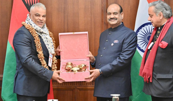 LS Speaker Om Birla meets Malawi National Assembly Speaker to strengthen parliamentary ties