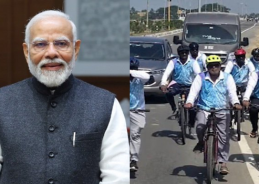 PM Modi lauds S Suresh Kumar’s achievement of cycling from Bengaluru to Kanniyakumari