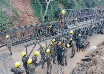 Operation Sagar Bandhu: Indian Army Builds Third Bailey Bridge in Sri Lanka