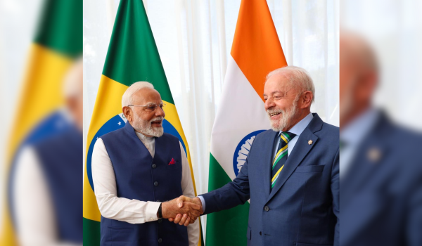 ब्राजील के राष्ट्रपति लुला दा सिल्वा से प्रधानमंत्री नरेंद्र मोदी ने की फोन पर बात