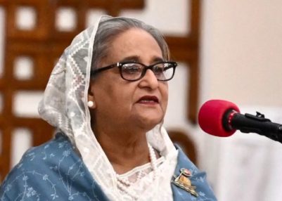 Former Bangladesh PM Sheikh Hasina says, Bangladesh is facing lawlessness & insecurity