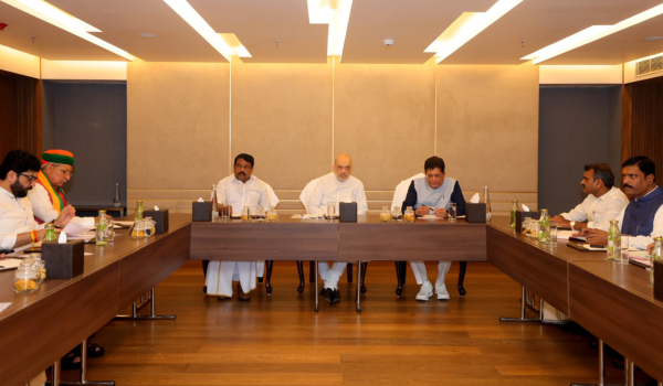 HM Amit Shah urges BJP workers in Tamil Nadu to take Modi govt’s welfare schemes to masses ahead of Assembly Elections