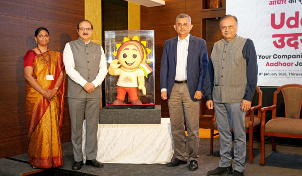 भारतीय विशिष्ट पहचान प्राधिकरण ने आधार के शुभंकर उदय का शुभारंभ किया