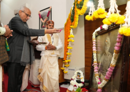 VP Radhakrishnan attends 146th Birth Anniversary celebrations of Sri Ramana Maharshi