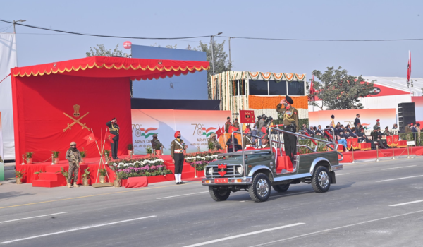 जयपुर में किया जा रहा है 78वीं सेना दिवस परेड का आयोजन