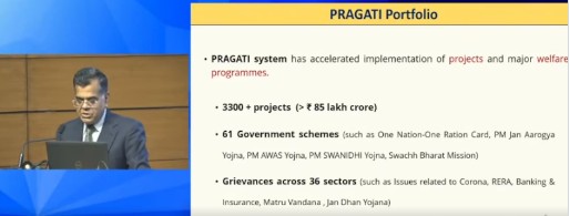 केंद्र–राज्य समन्वय से परियोजना बाधाएँ दूर करने का प्रभावी मंच है प्रगति: कैबिनेट सचिव टी.वी. सोमनाथन