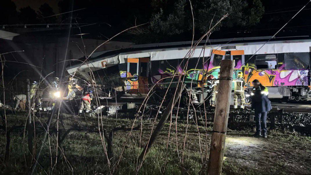 Spain: One killed, 14 injured in commuter train crash after retaining wall collapse
