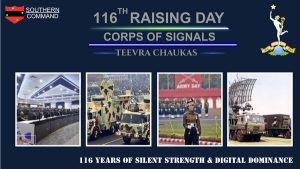 Corps of Signals of Indian Army celebrates 116th Raising Day
