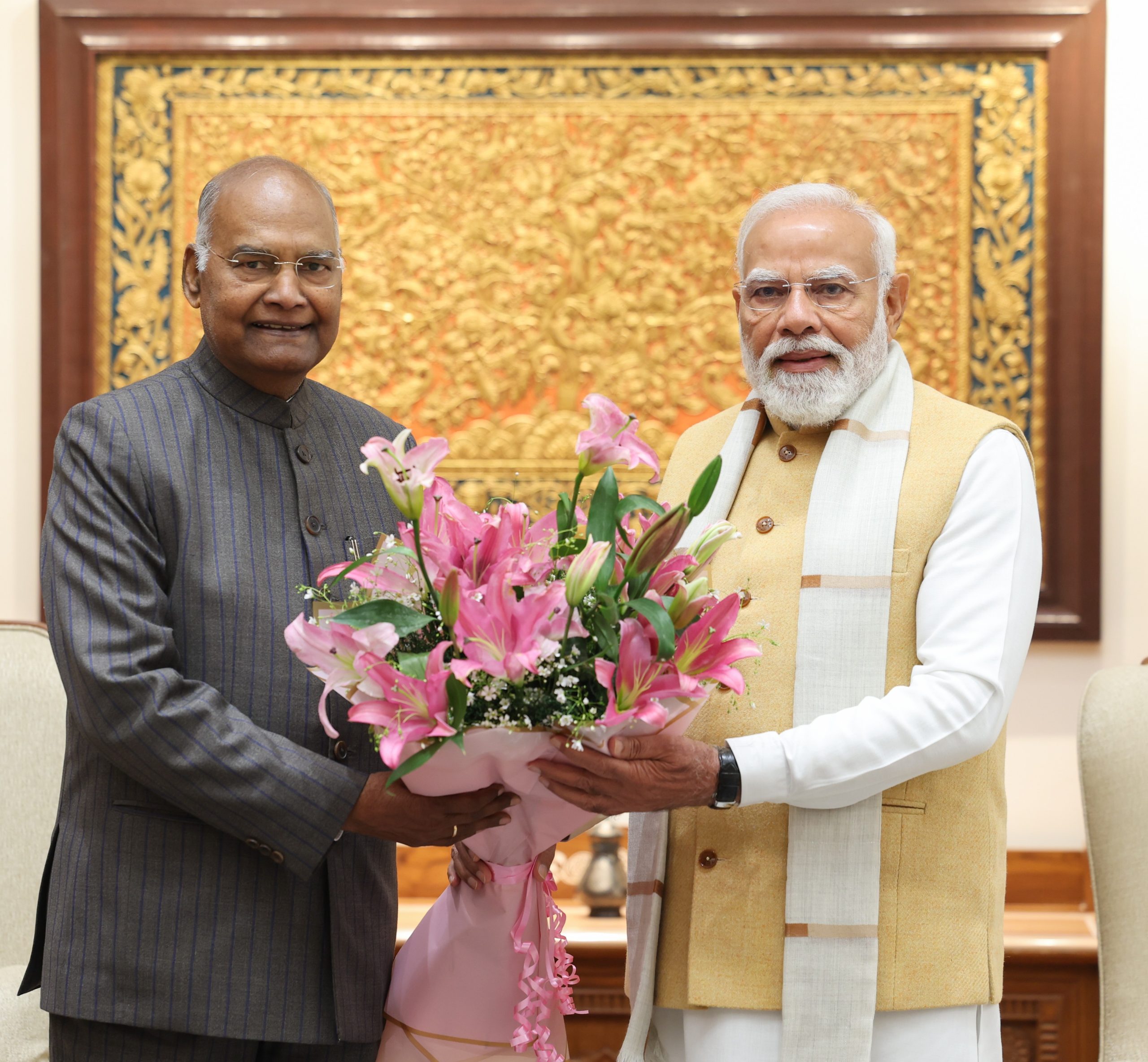 प्रधानमंत्री नरेन्द्र मोदी ने पूर्व राष्ट्रपति राम नाथ कोविंद से ‘सेवा तीर्थ’ में मुलाकात की