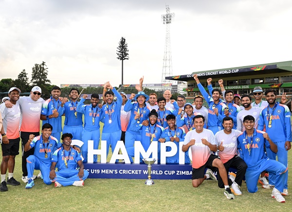 BCCI announces total cash award of Rs 7.5 Cr for U-19 Men’s Cricket World Cup winning team