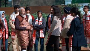 PM Modi interacts with students during 9th edition of  Pariksha Pe Charcha