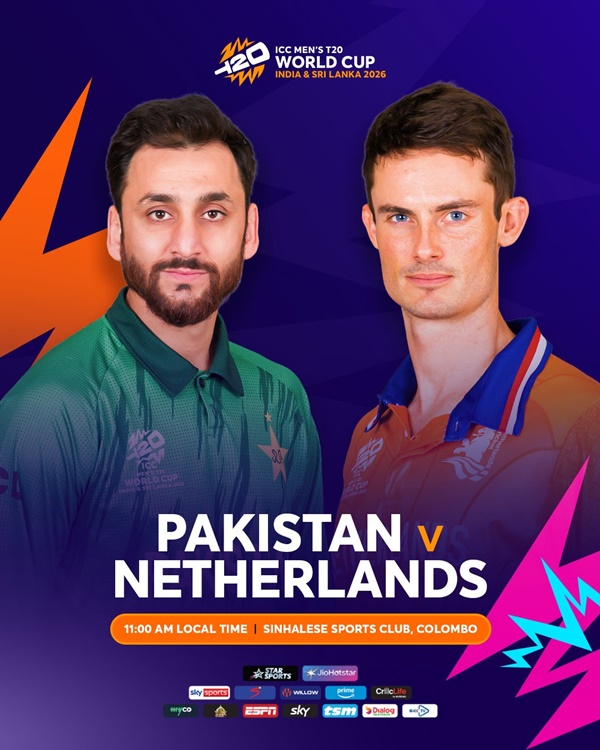 ICC T-20 World Cup takes off with first match between Pakistan & Netherlands