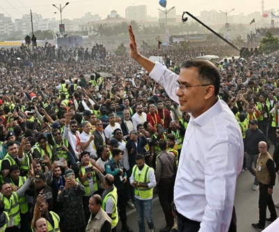 बांग्लादेश चुनाव में बीएनपी गठबंधन को प्रचंड बहुमत
