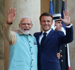 PM Narendra Modi to Meet French President Emmanuel Macron in Mumbai Today