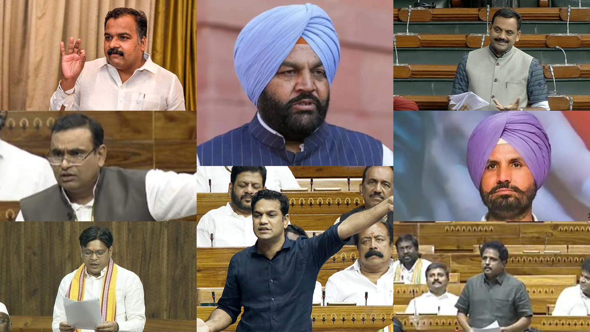 लोकसभा में अनुशासनहीनता के कारण 8 विपक्षी सांसद बजट सत्र से निलंबित